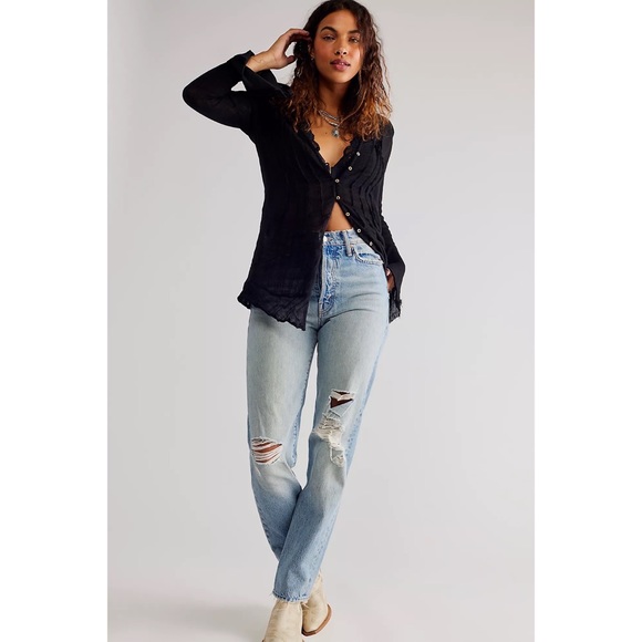 Free People MOTHER The Huffy Skimp Jeans - Picture 1 of 10